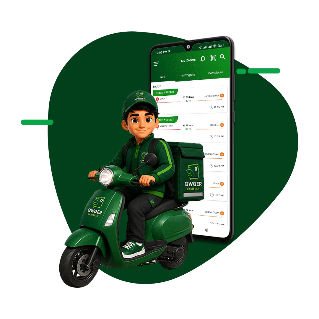 QWQER Pakistan Fast Courier Services, Reliable Delivery Service in Lahore